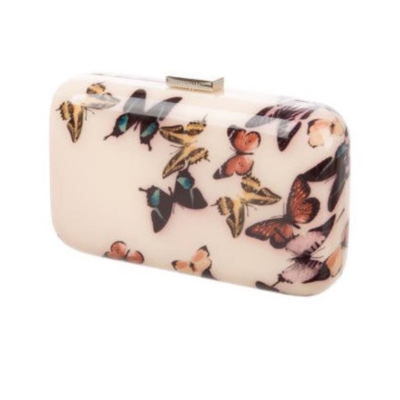 Ted Baker Handbags - Ted Baker butterfly clutch (with removable straps)